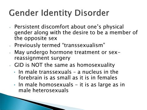 gid/mtf|Transsexualism: Clinical guide to gender identity disorder